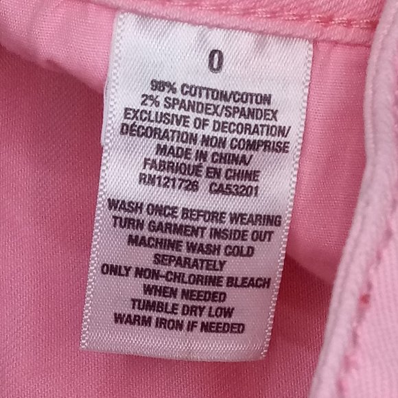 AEROPOSTALE  PINK JEAN DENIM SHORTS - Picture 8 of 8